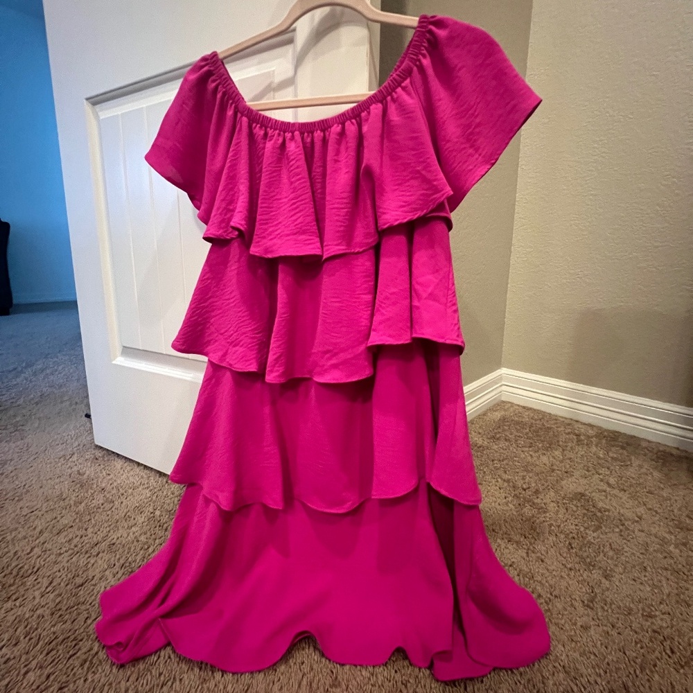 Nordstrom Gibson Tiered Dress - Off the Shoulder Ruffle Dress